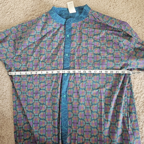 DISNEY PARKS Marvel Mens Black Panther Wakanda Forever button down shirt Size XL - Picture 6 of 6